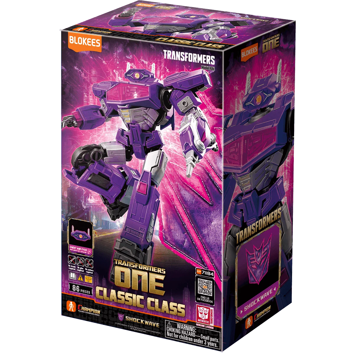 TRANSFORMERS Cyberverse Ultra Class Decepticon Shockwave – Figura Azione Con Mossa D'Attacco