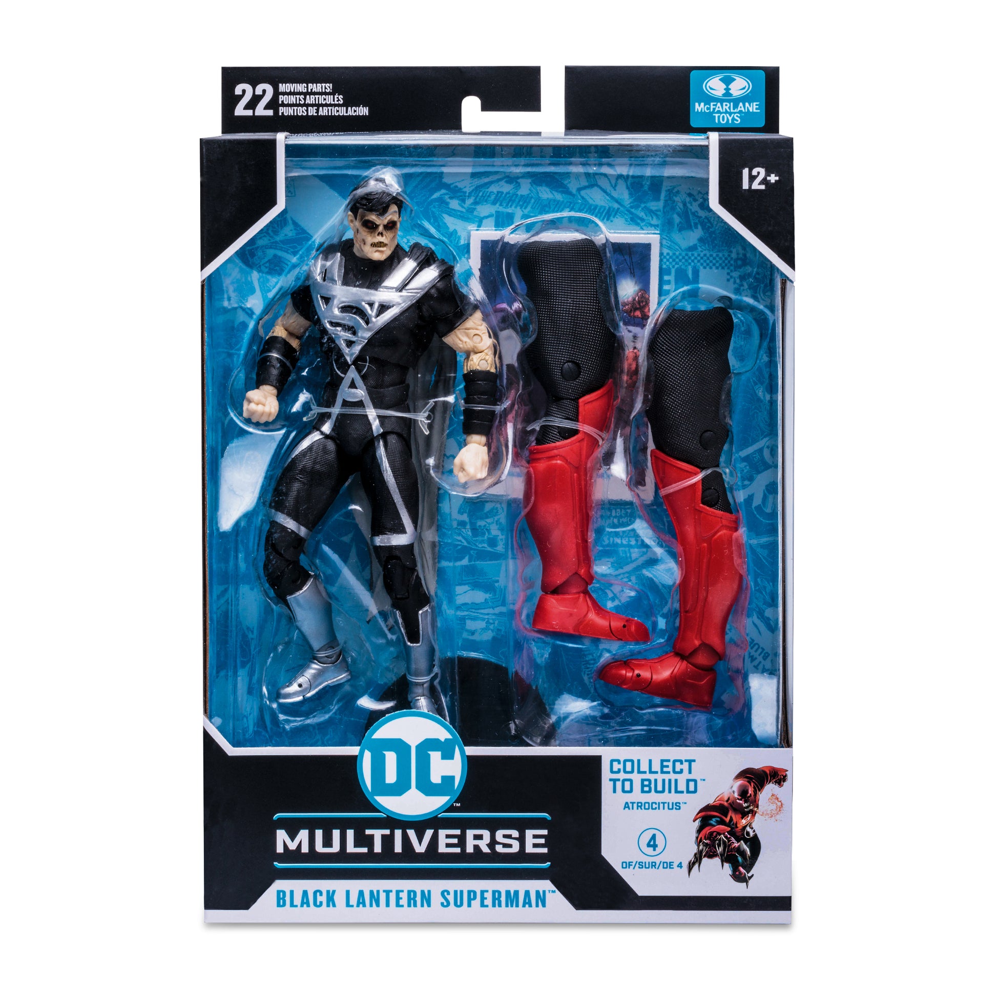 DC MULTIVERSE – SUPERMAN (BLACKEST NIGHT) 7" FIGURE BY MCFARLANE TOYS