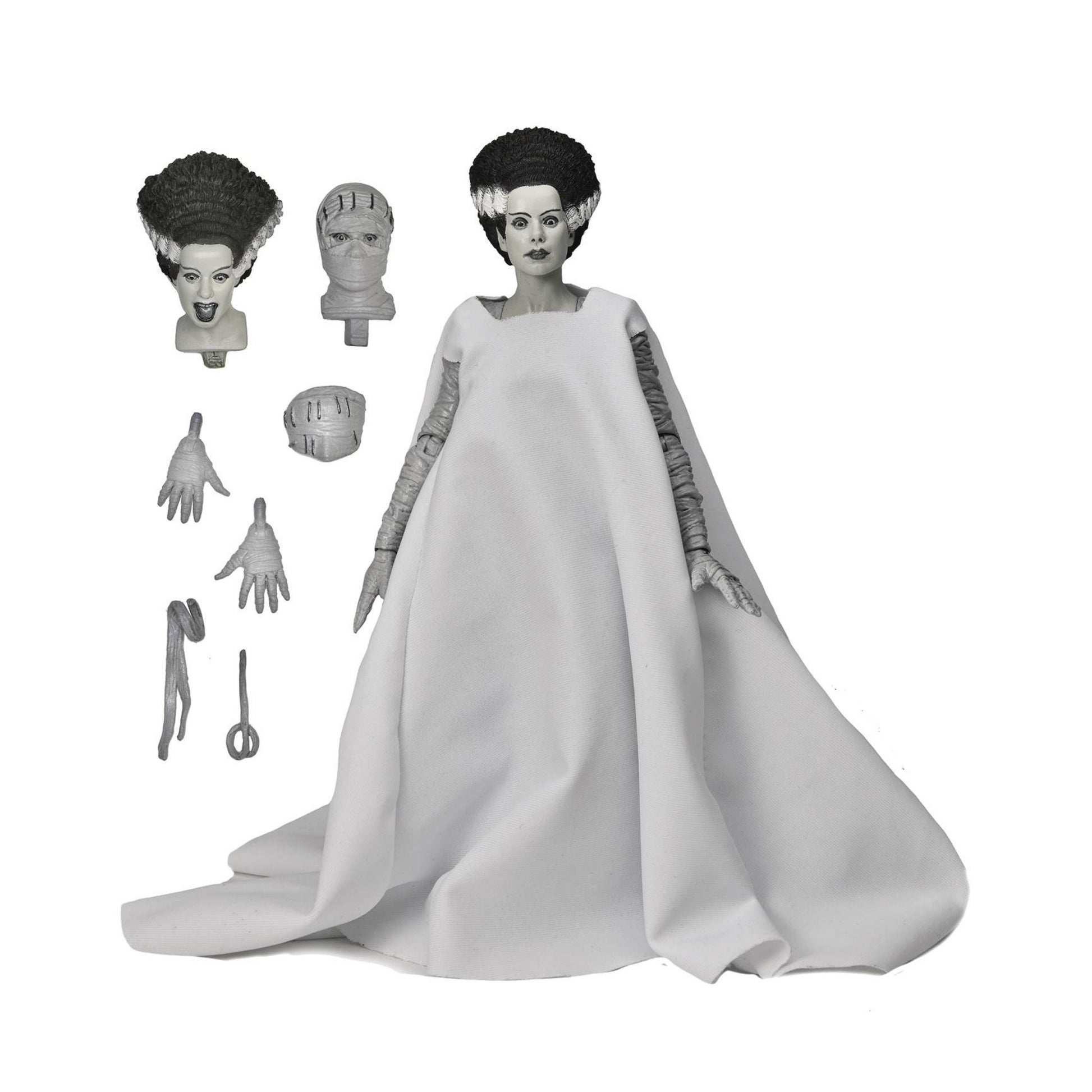 UNIVERSAL MONSTERS ULTIMATE BRIDE OF FRANKENSTEIN BLACK & WHITE FIGURE