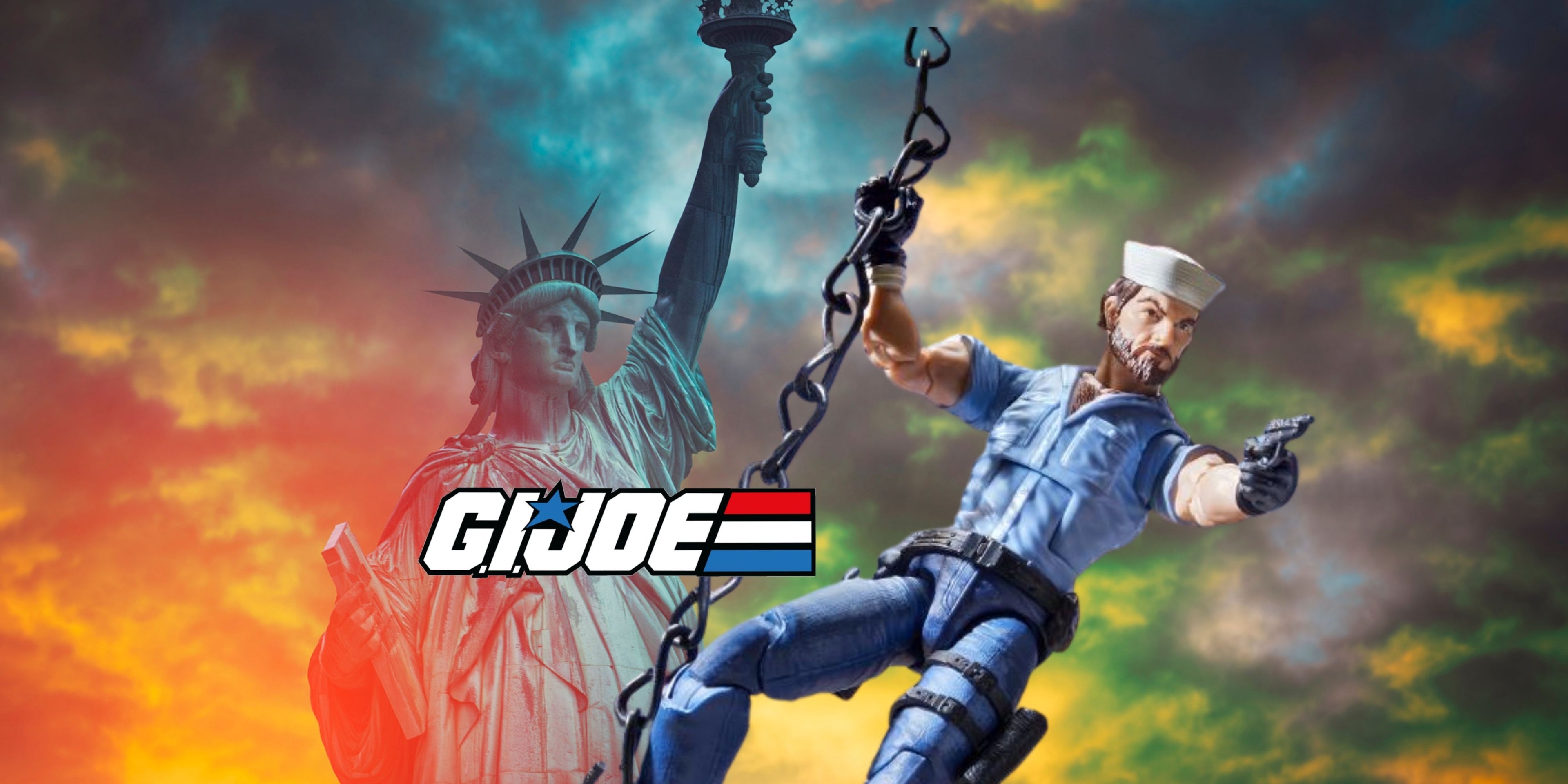 Collection banner for GI Joe toys and merchandise