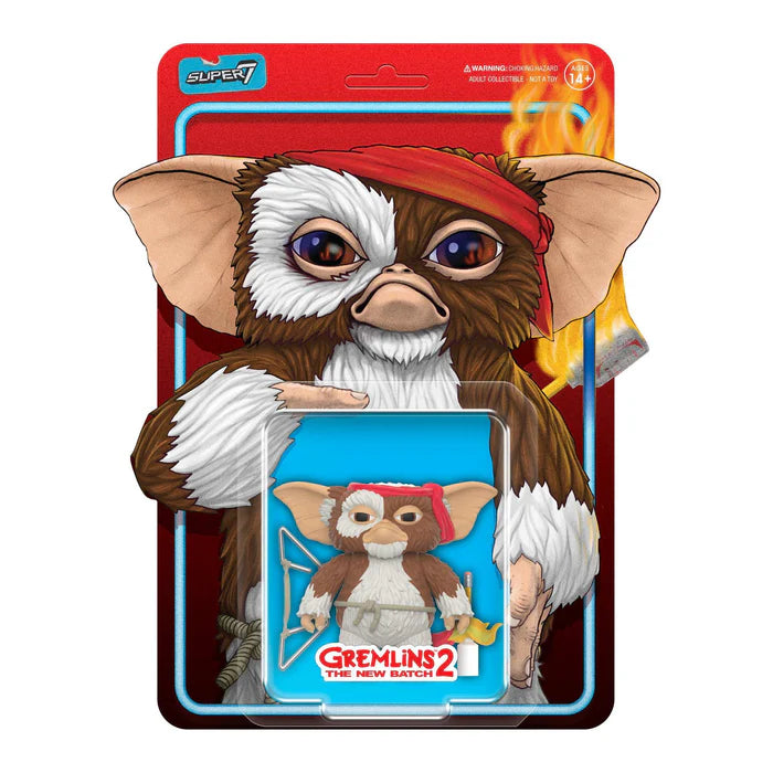 Battle Ready Gizmo ReAction Figure – Gremlins 2 Super7 Collectible