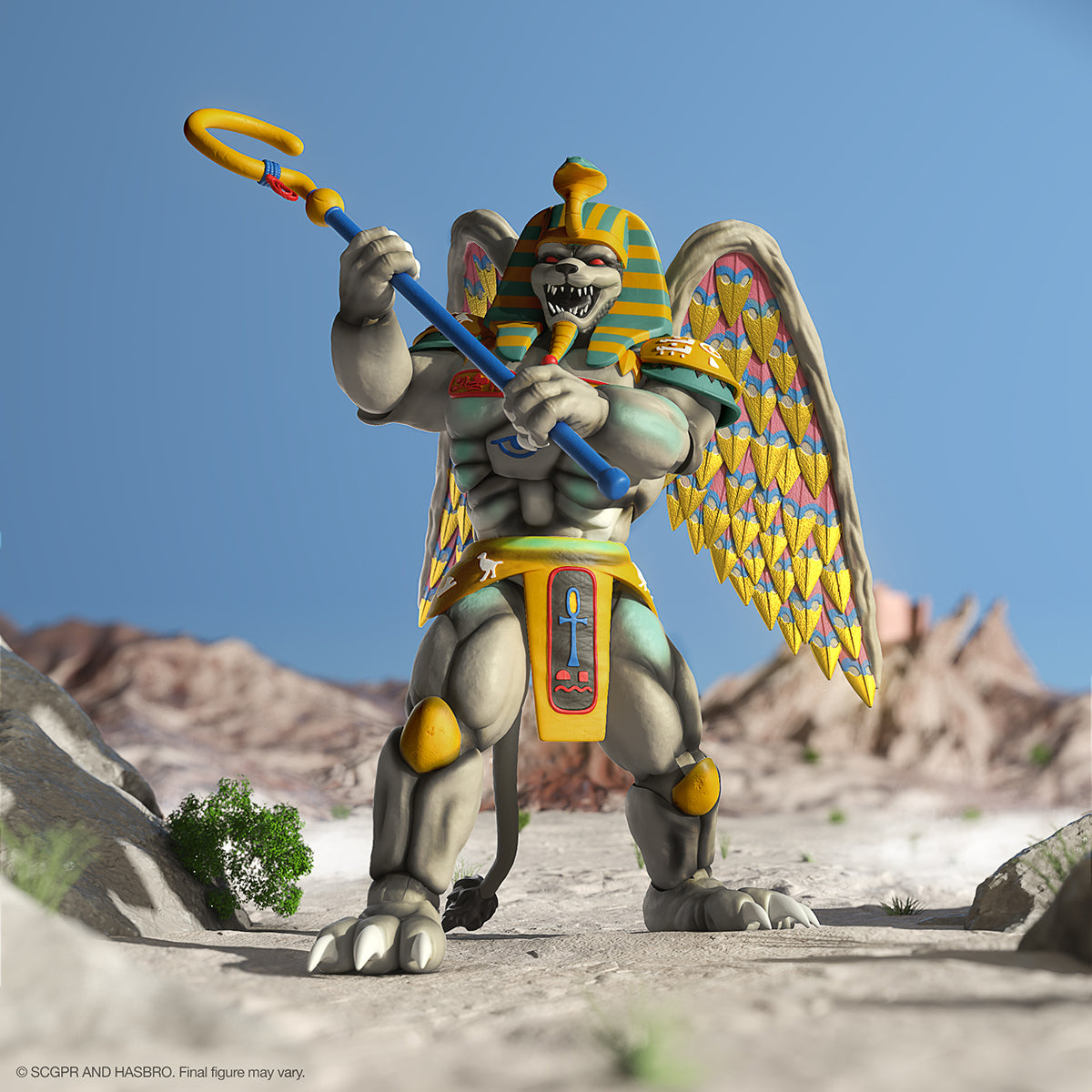 Super7 Ultimates Action Figure - Mighty Morphin Power Rangers - King Sphinx diorama