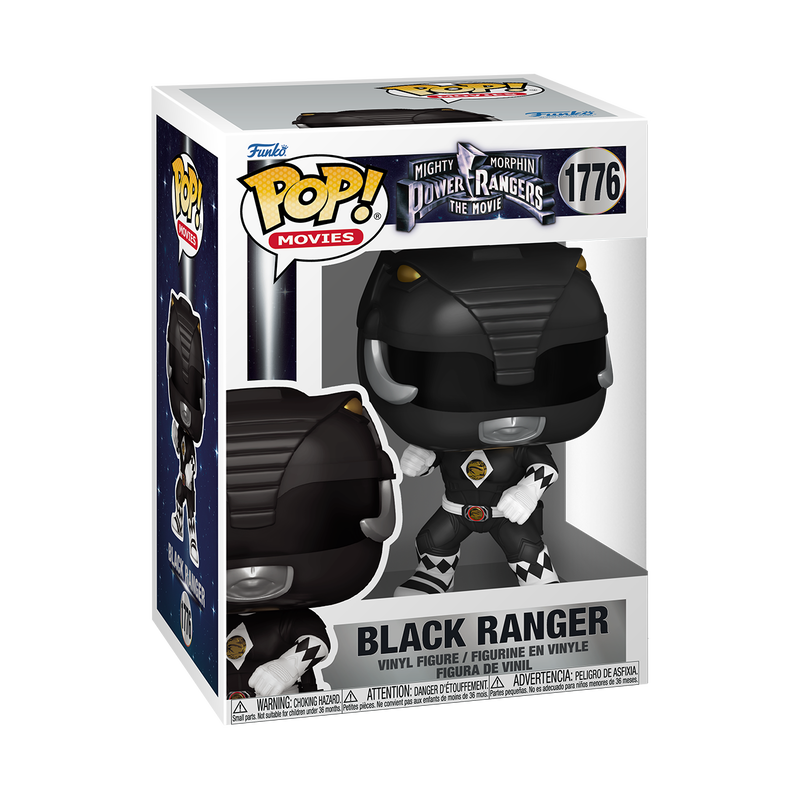 Black Ranger Funko Pop from the Mighty Morphin Power Rangers - in Box