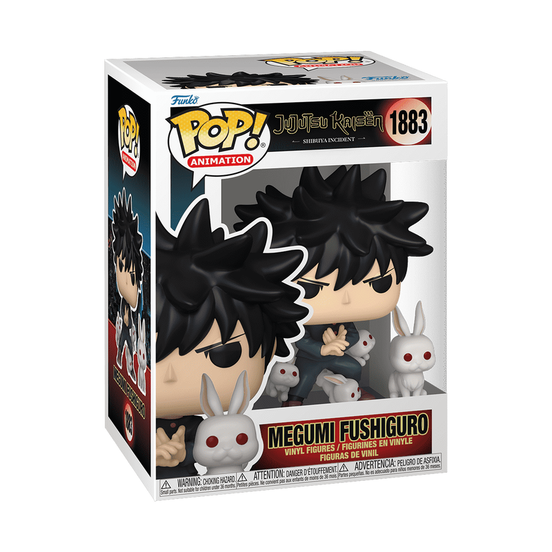 Funko Pop! figure of Megumi Fushiguro from Jujutsu Kaisen in Box