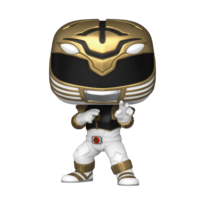 White Ranger Funko Pop from the Mighty Morphin Power Rangers