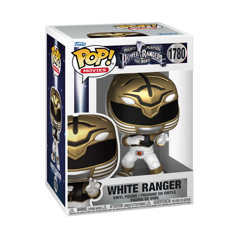 White Ranger Funko Pop from the Mighty Morphin Power Rangers - in box