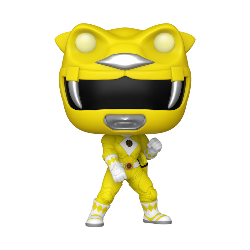 Yellow Ranger Funko Pop from the Mighty Morphin Power Rangers