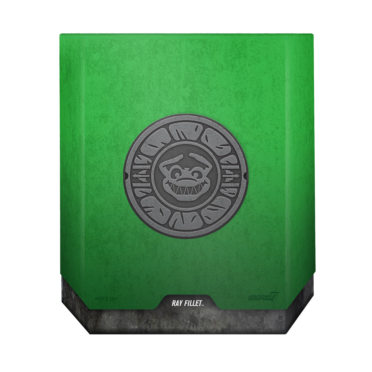 Super7 Ultimates Action Figure - TMNT - Ray Fillet - packaging