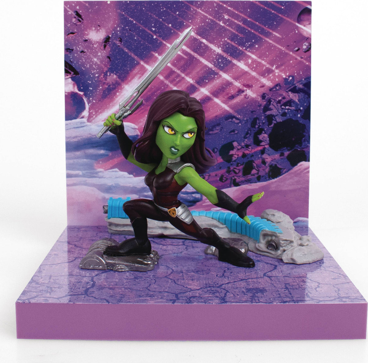 Gamora – Marvel Superama Figural Diorama by The Loyal Subjects - Statues - Marvel
