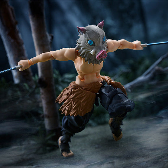 Demon Slayer – Inosuke Hashibira Figma Action Figure (Deluxe Version) – Max Factory - Action Figures - Anime - Demon Slayer