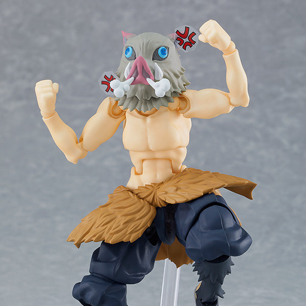 Demon Slayer – Inosuke Hashibira Figma Action Figure (Deluxe Version) – Max Factory - Action Figures - Anime - Demon Slayer