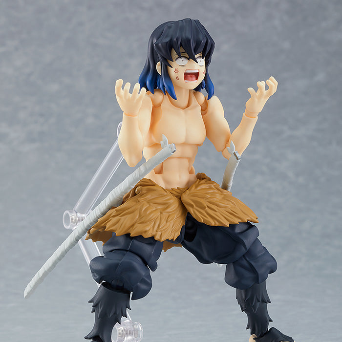Demon Slayer – Inosuke Hashibira Figma Action Figure (Deluxe Version) – Max Factory - Action Figures - Anime - Demon Slayer