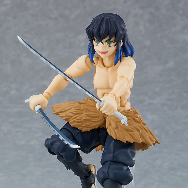 Demon Slayer – Inosuke Hashibira Figma Action Figure (Deluxe Version) – Max Factory - Action Figures - Anime - Demon Slayer