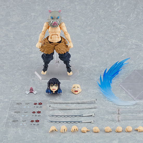 Demon Slayer – Inosuke Hashibira Figma Action Figure (Deluxe Version) – Max Factory - Action Figures - Anime - Demon Slayer