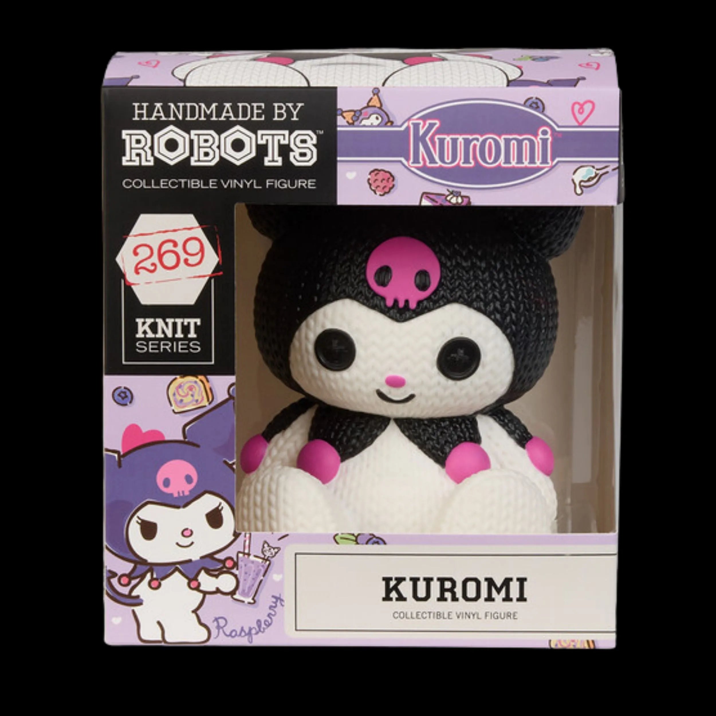 Kuromi Hello Kitty Handmade by Robots Vinyl Figure – Mythical Mountain