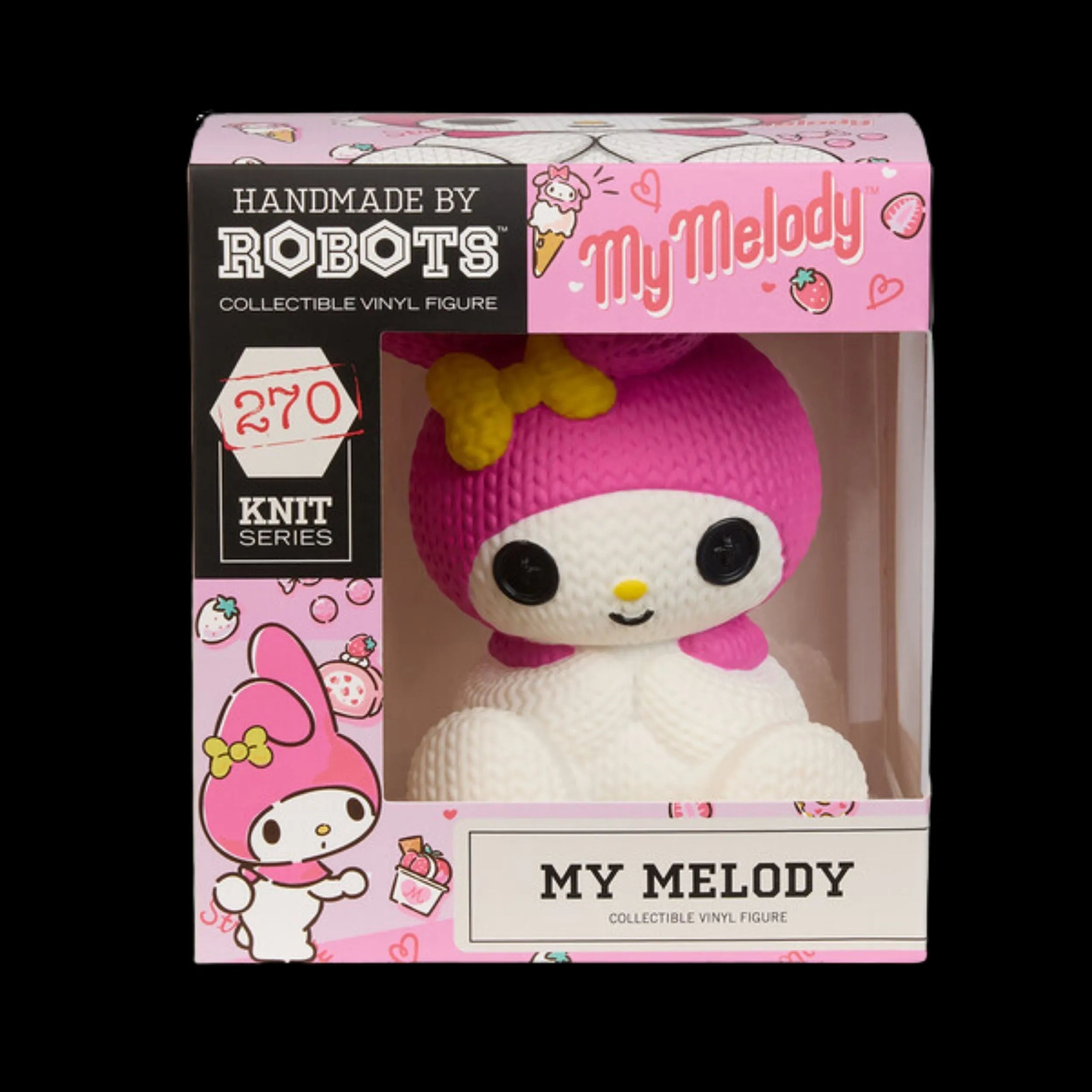 Sanrio My Melody Handmade by Robots Vinyl Figure | Mythical Mountain Sanrio My Melody Handmade by Robots Vinyl Figure | Mythical Mountain