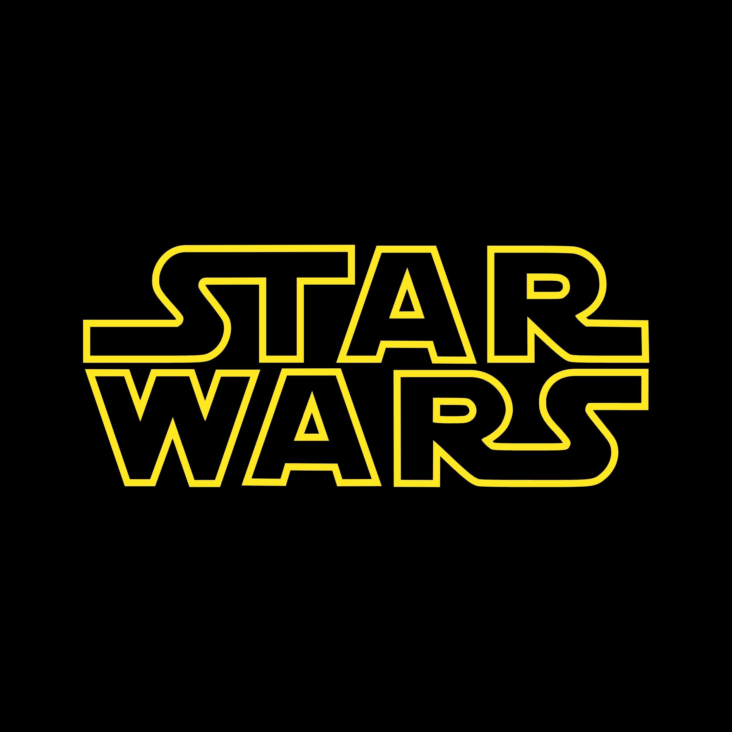 Star Wars Logo on a square black background