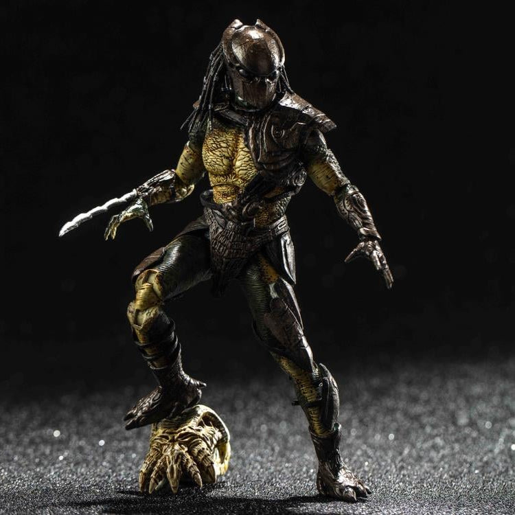 Action figure of a character from a science fiction movie on a dark background