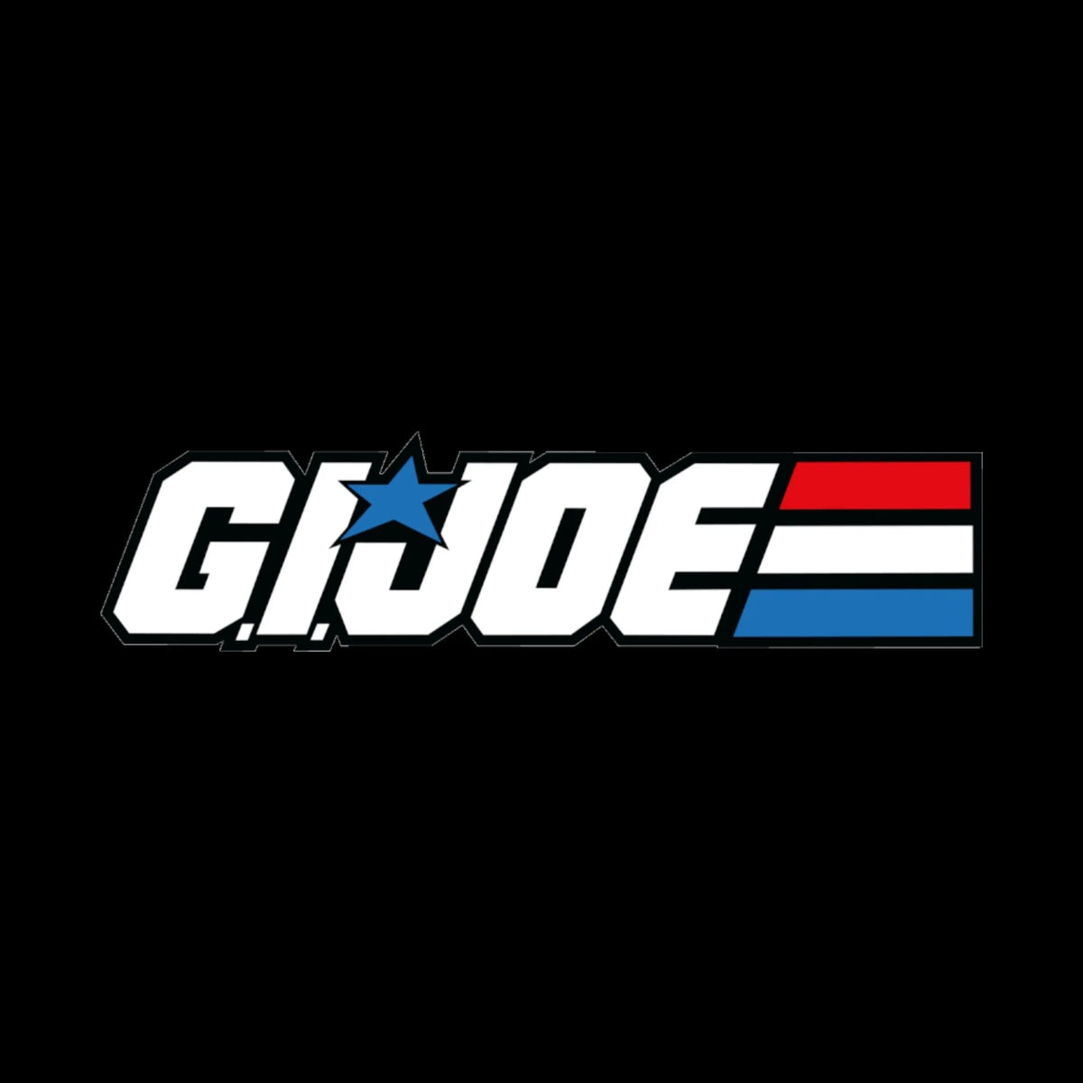 G.I. Joe Logo on a square black background