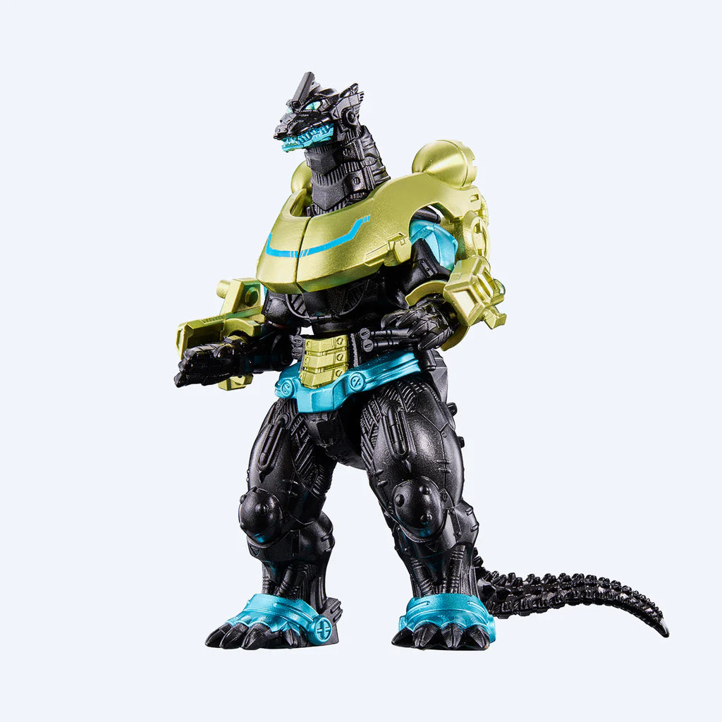 Toy figure of Kiryu with black, green, and blue design on a white background - Action Figures - Movies - Godzilla & Kong