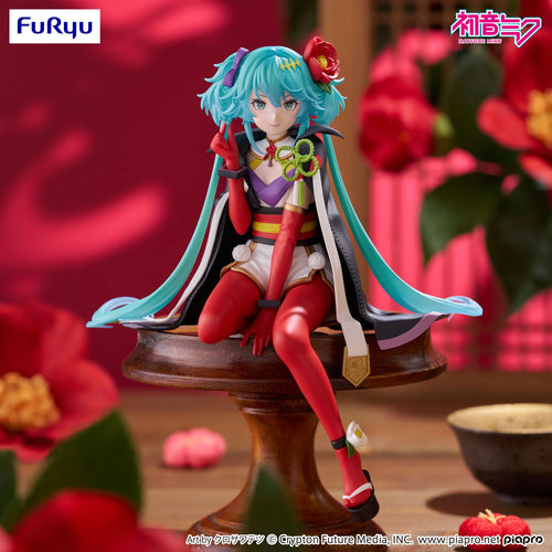 HATSUNE MIKU FLOWER FAIRY CAMELLIA NOODLE STOPPER FIGURE