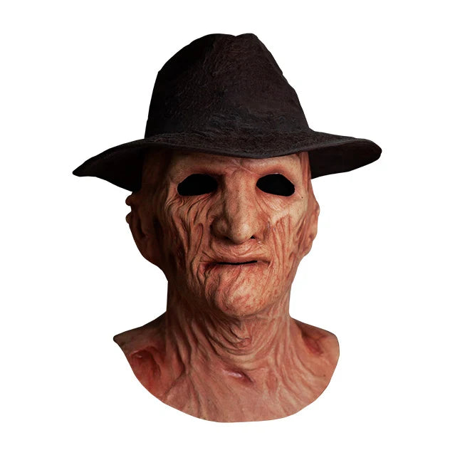A Nightmare on Elm Street 2: Freddy’s Revenge Deluxe Freddy Krueger Mask with Fedora Hat - Masks
