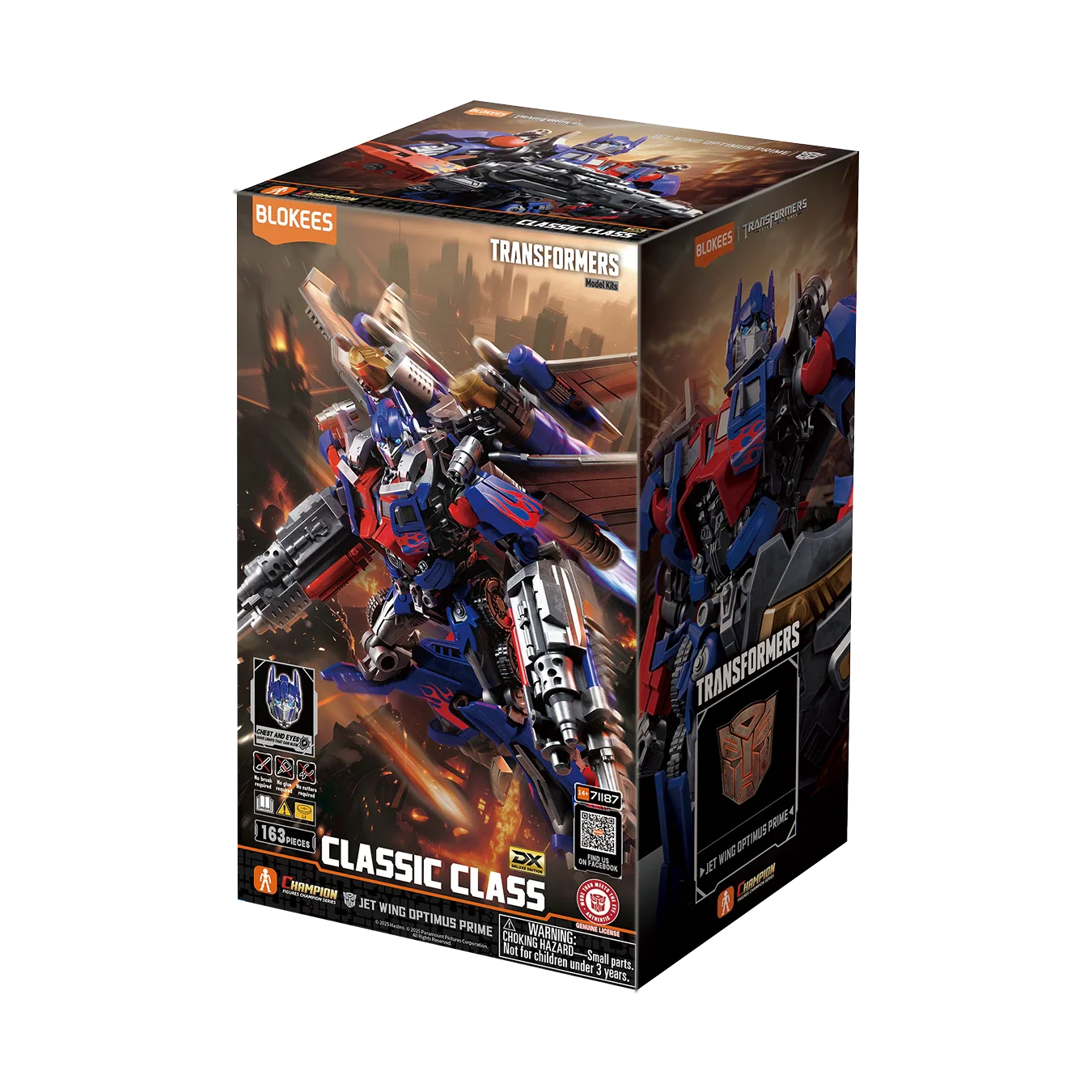 Optimus Prime (Jet Wing) – Transformers – Blokees Classic Class Deluxe Edition