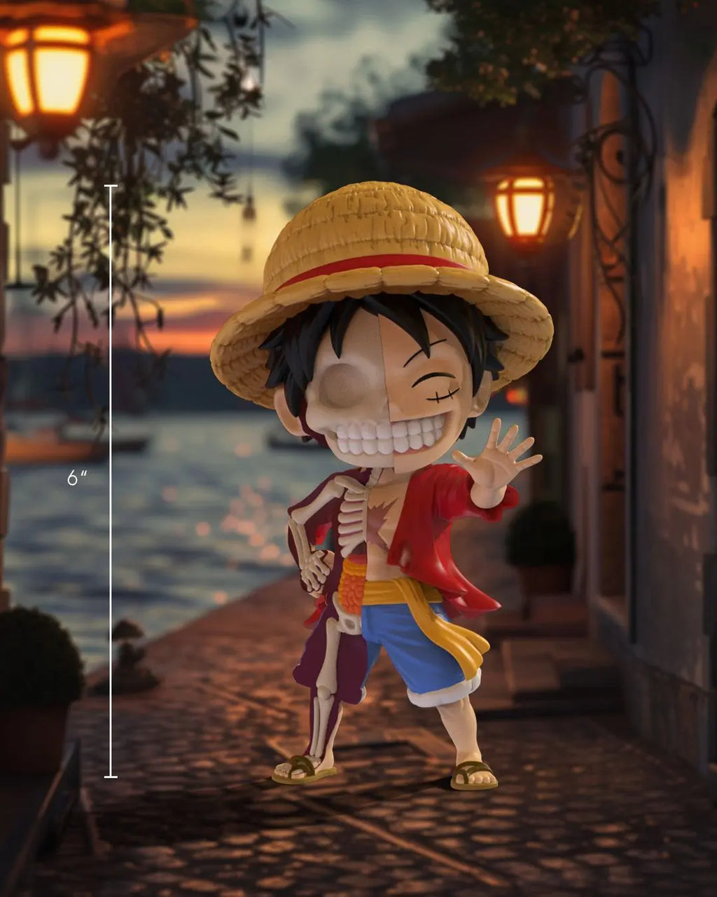 Monkey D. Luffy (Exposed Skeleton) – One Piece – Mighty Jaxx XXRAY Figure