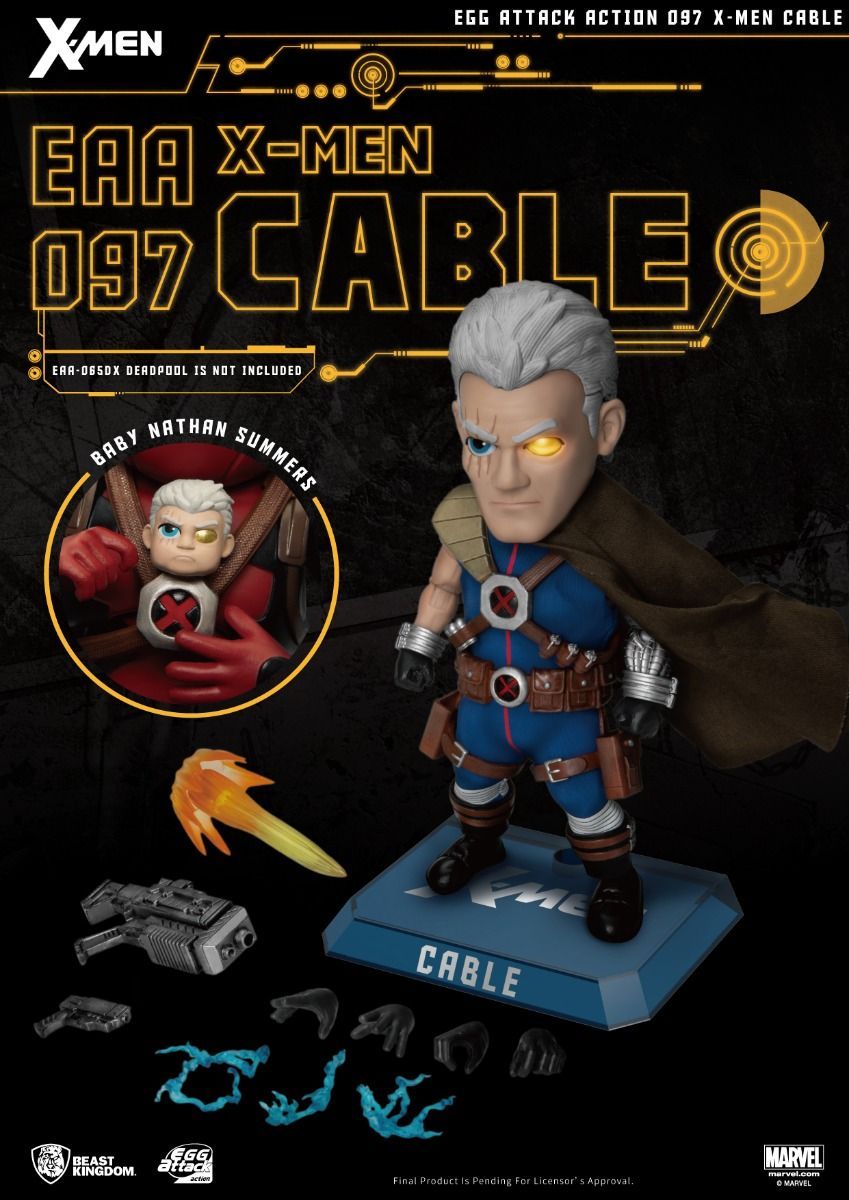 Marvel X-Men Cable EAA-097 Egg Attack Action Figure - Action Figures - Marvel