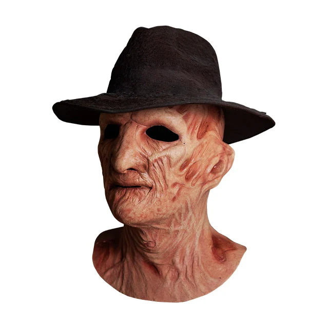 A Nightmare on Elm Street 2: Freddy’s Revenge Deluxe Freddy Krueger Mask with Fedora Hat - Masks