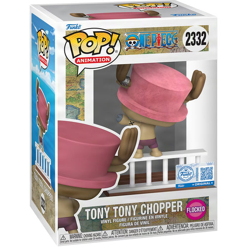 ONE PIECE TONY TONY CHOPPER (FLOCKED) #2332 POP!