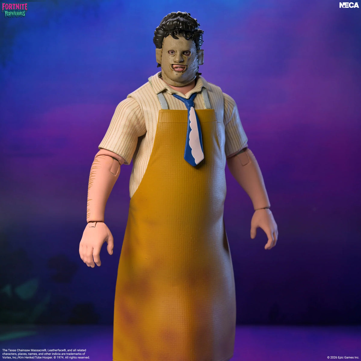 Fortnite x The Texas Chain Saw Massacre Leatherface 7-Inch NECA Figure - Action Figures - Video Games - Fortnite