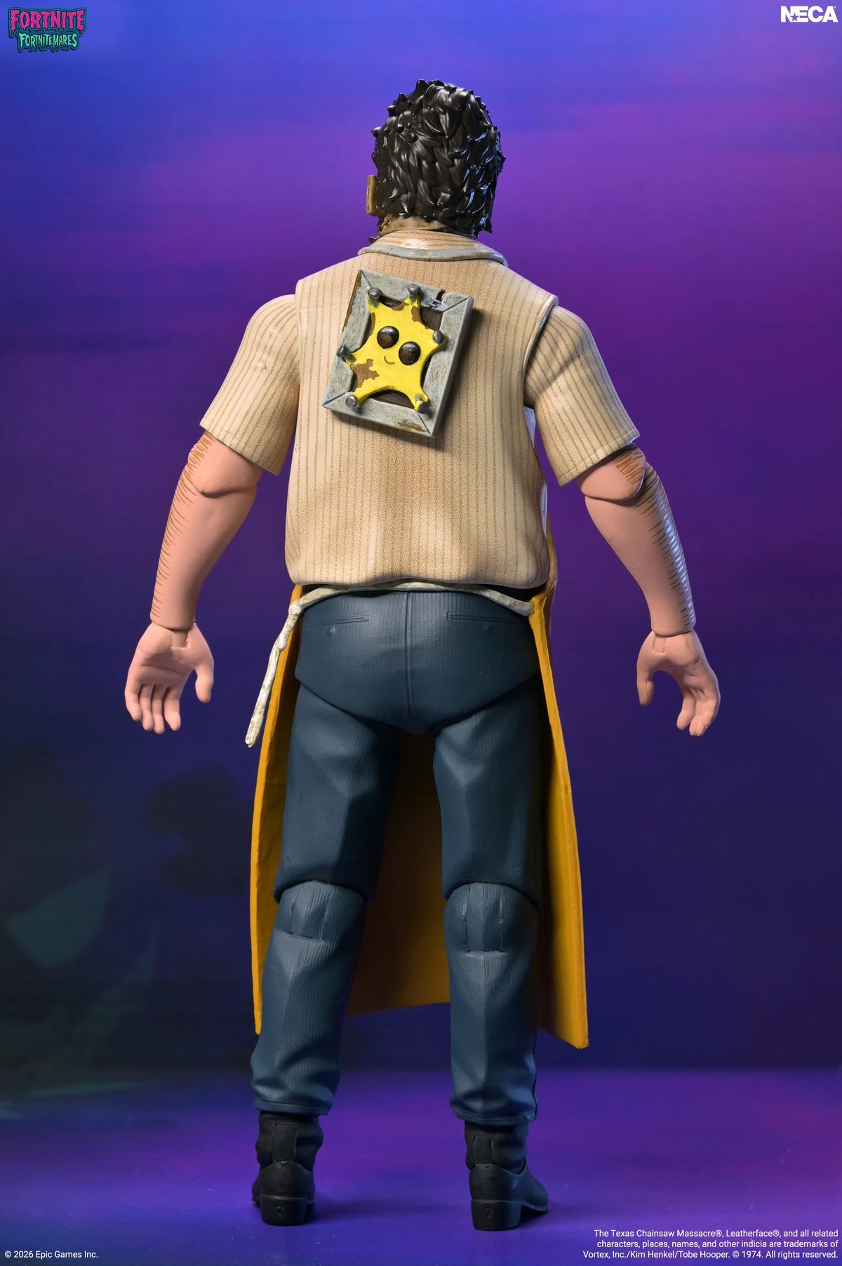 Fortnite x The Texas Chain Saw Massacre Leatherface 7-Inch NECA Figure - Action Figures - Video Games - Fortnite