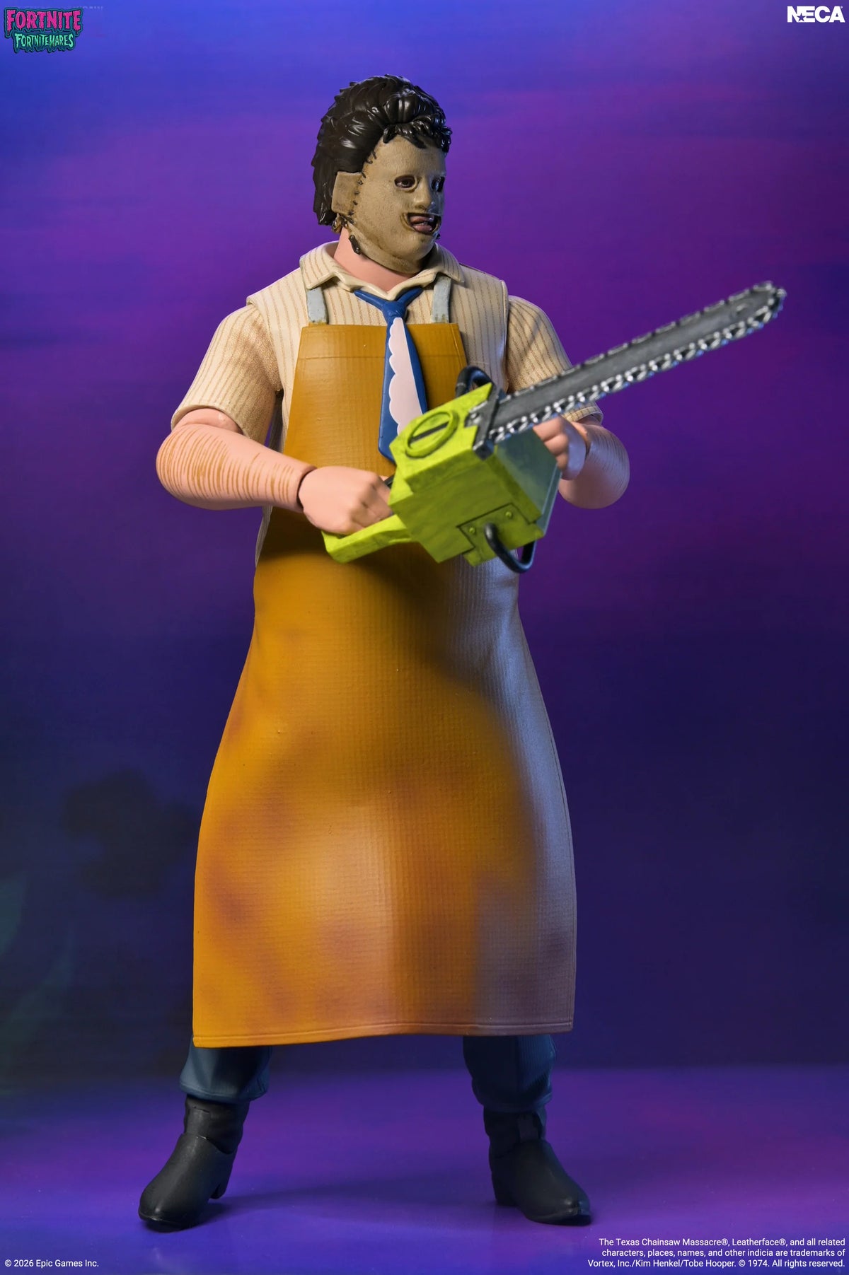 Fortnite x The Texas Chain Saw Massacre Leatherface 7-Inch NECA Figure - Action Figures - Video Games - Fortnite
