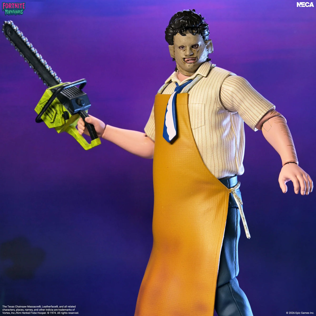 Fortnite x The Texas Chain Saw Massacre Leatherface 7-Inch NECA Figure - Action Figures - Video Games - Fortnite
