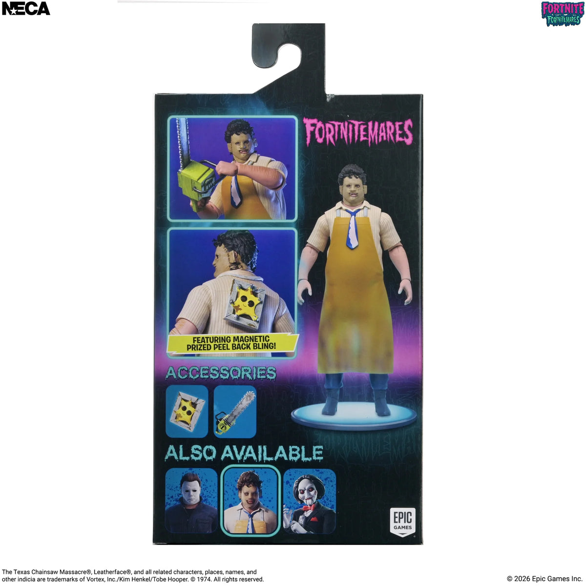 Fortnite x The Texas Chain Saw Massacre Leatherface 7-Inch NECA Figure - Action Figures - Video Games - Fortnite