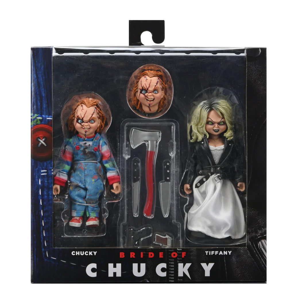 Chucky & Tiffany – Bride of Chucky – NECA 8" Clothed Figure 2-Pack