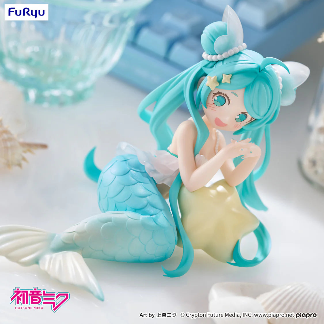 HATSUNE MIKU MERMAID DESKTOP FAIRY PRINCESS FIGURE - Action Figures - Anime