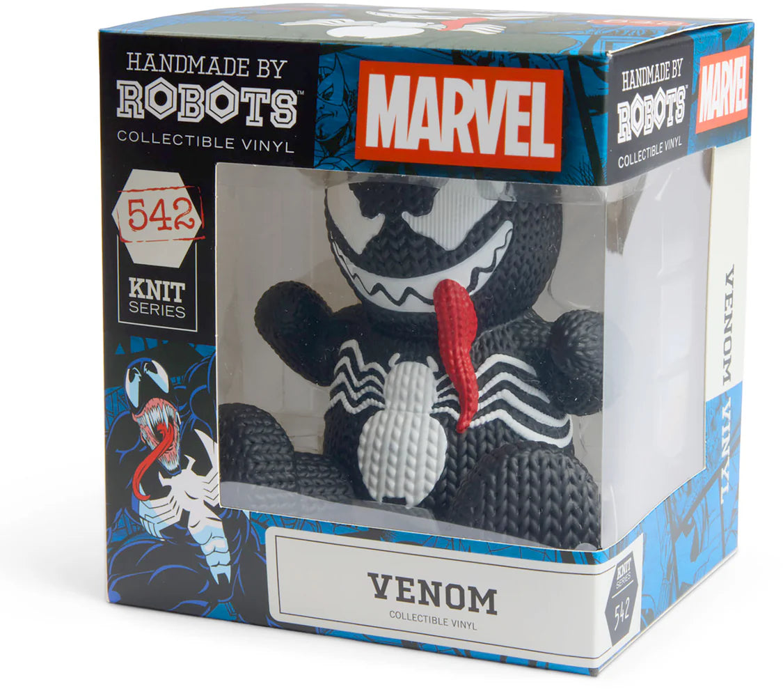 Marvel Venom collectible vinyl figure in packaging with Marvel branding - Action Figures - Marvel