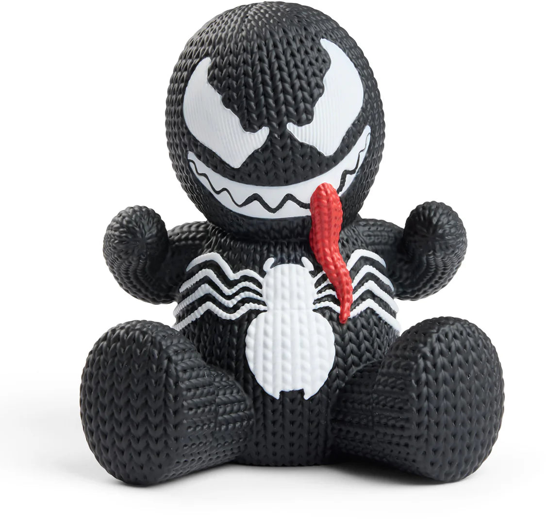 Black and white "Faux plush" toy with red tongue on a white background - Action Figures - Marvel