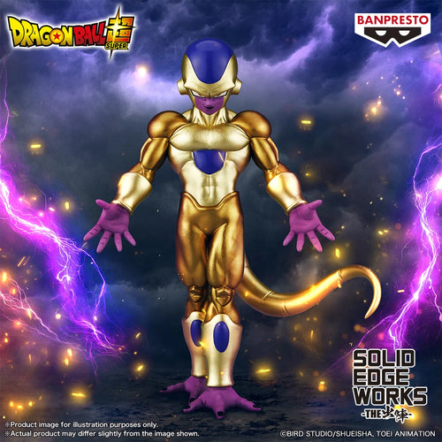 Dragon Ball Super Golden Frieza Solid Edge Works Statue