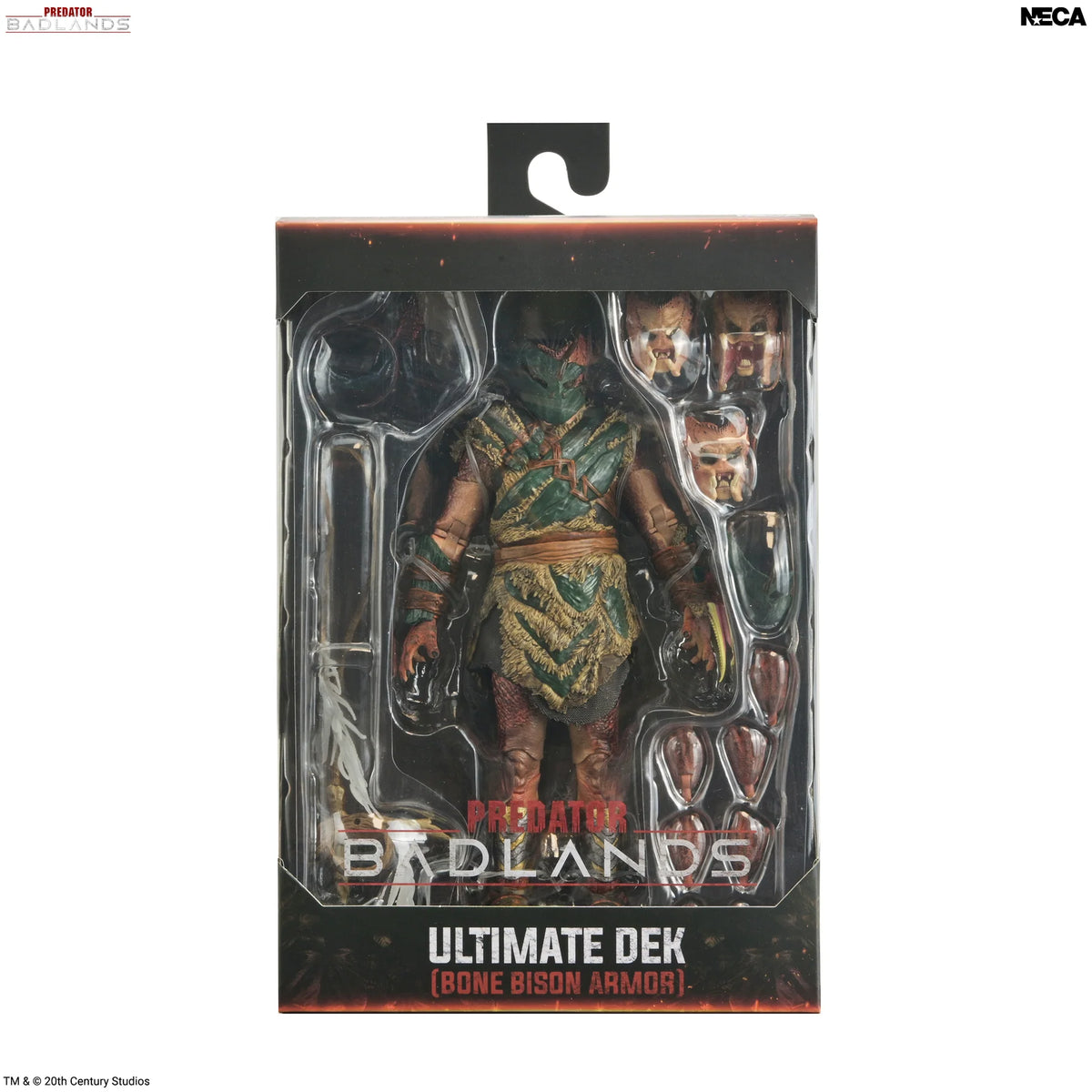 Predator: Badlands Dek (Bone Bison Armor) NECA Ultimate 7-Inch Scale Action Figure - Action Figures - Movies - Predator