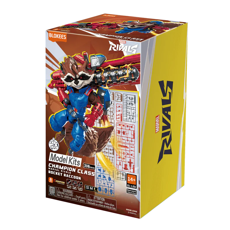 MARVEL RIVALS ROCKET RACCOON CHAMPION CLASS MODEL KIT - Model Kits