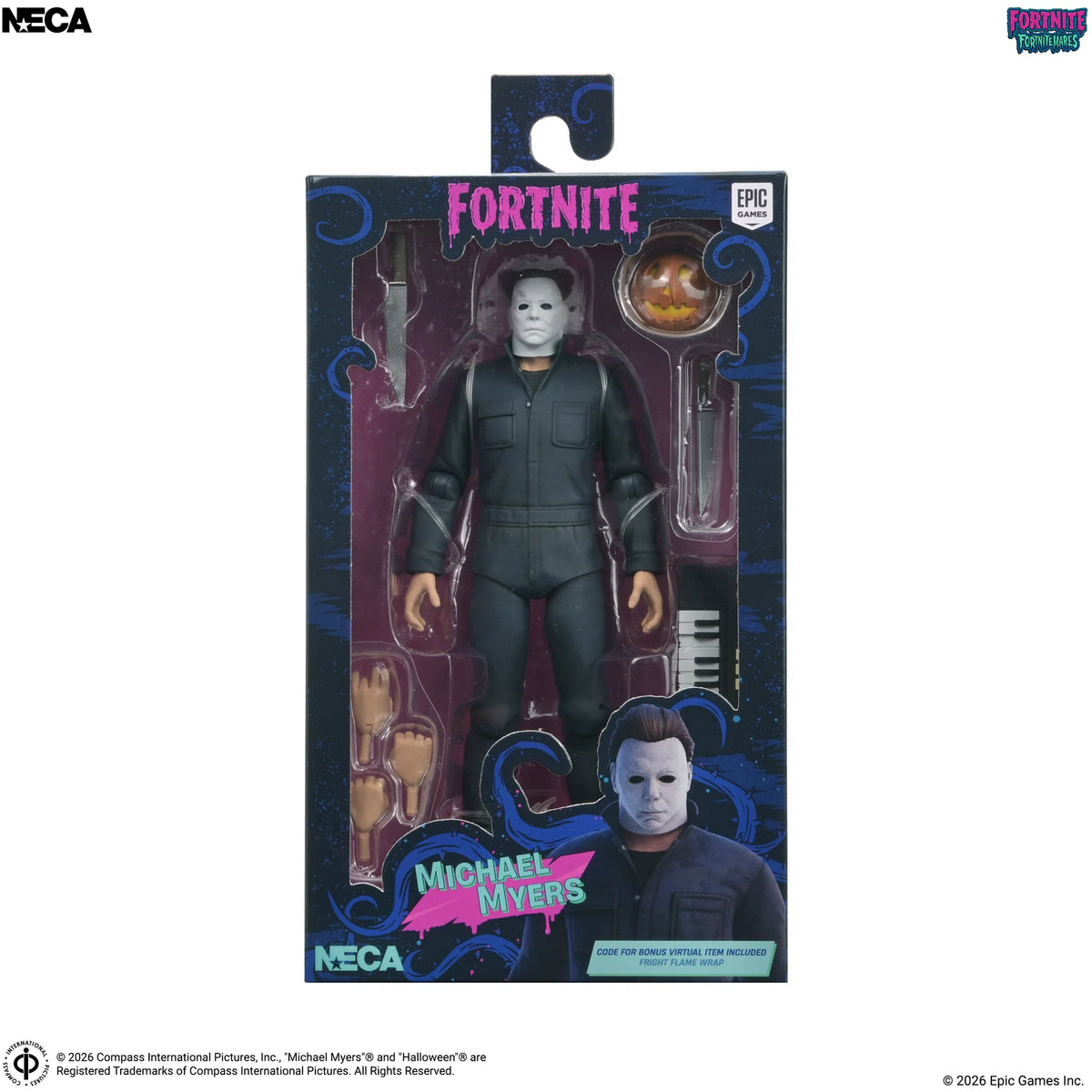 Fortnite x Halloween Fortnitemares Michael Myers 7-Inch Action Figure - Action Figures - Video Games - Fortnite
