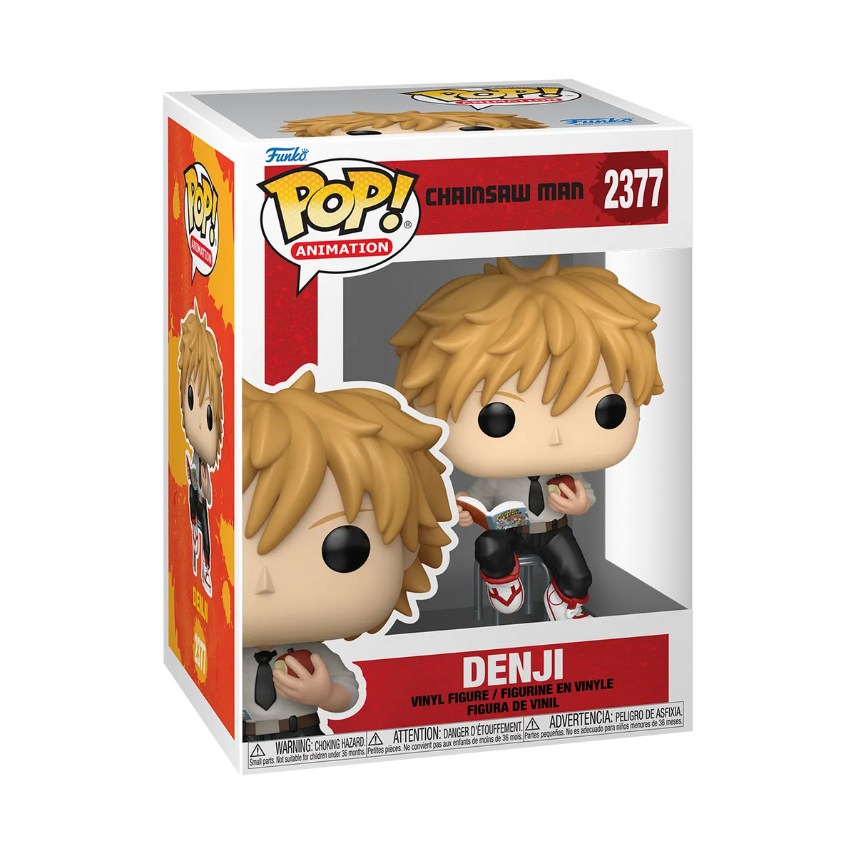 Funko Pop! vinyl figure packaging with character Deji from Chainsaw Man - Action Figures - Anime