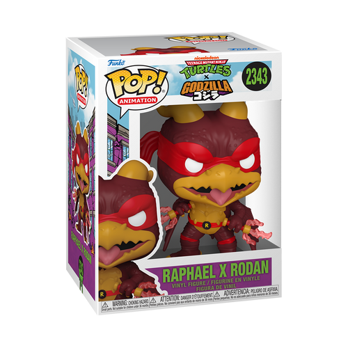 TMNT RAPHAEL X RODAN #2343 POP!