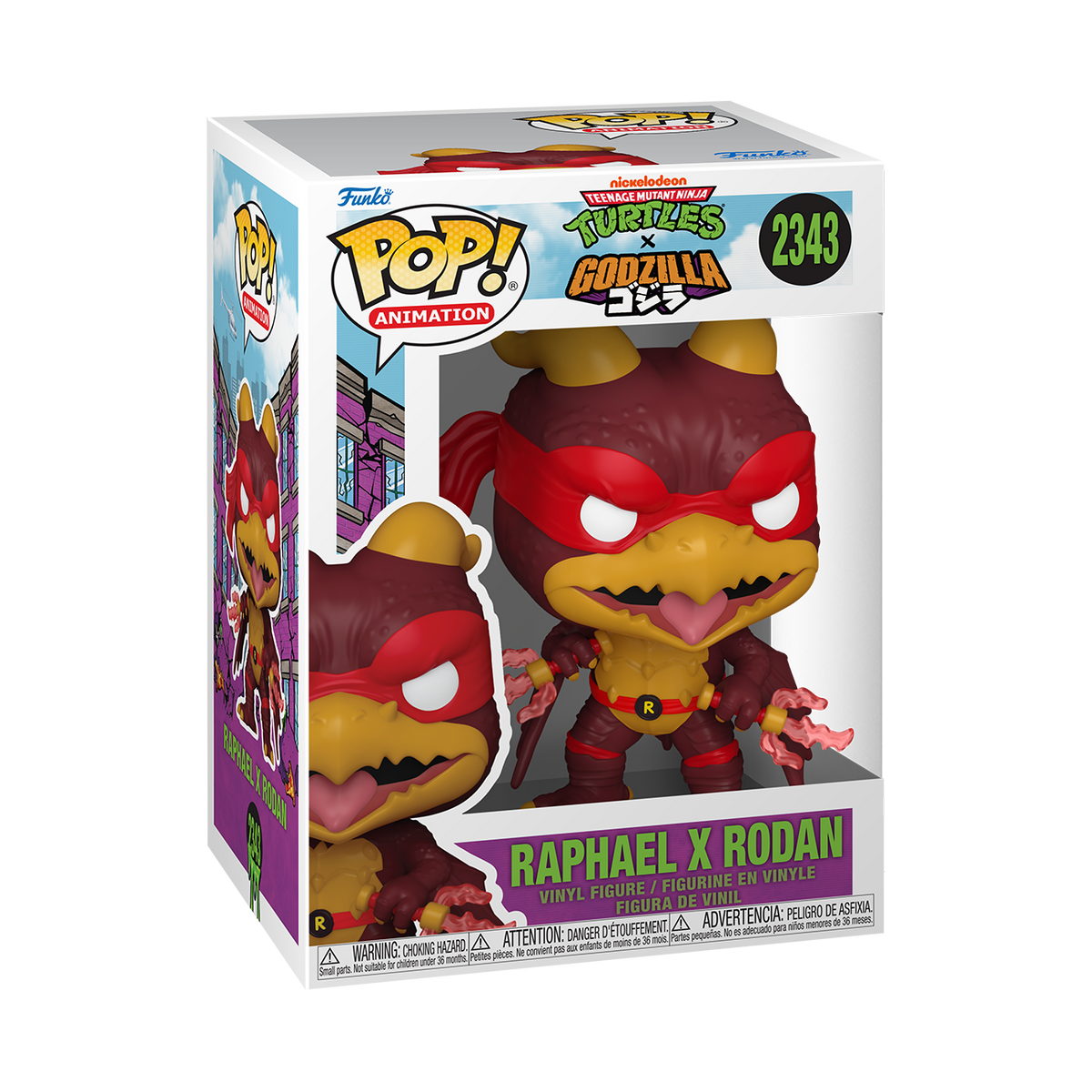 TMNT RAPHAEL X RODAN #2343 POP! - Funko - Funko Pops - Common - Animation