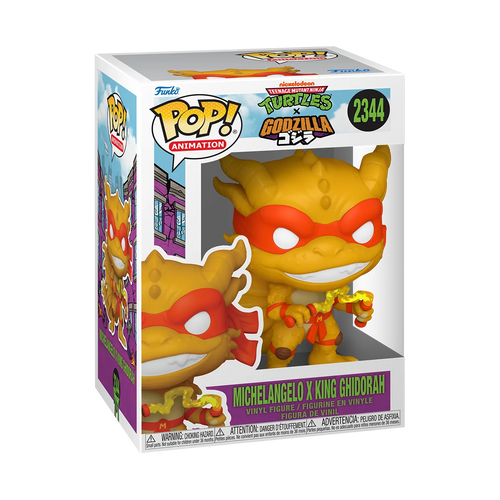 TMNT  MICHELANGELO X KING GHIDORAH #2344 POP!