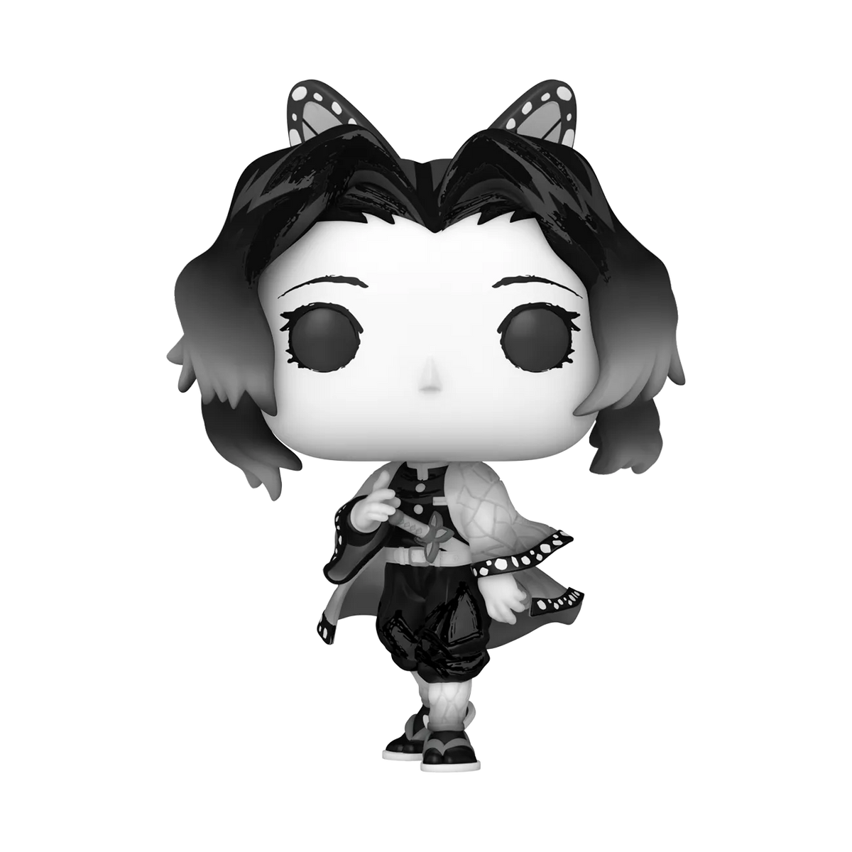 Shinobu Kocho Sumi Deco Funko Pop! figure wearing her butterfly-patterned haori and holding a Nichirin sword.
