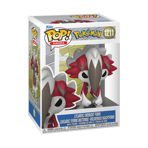 Pokémon Lycanroc (Midnight Form) Funko Pop! #1211